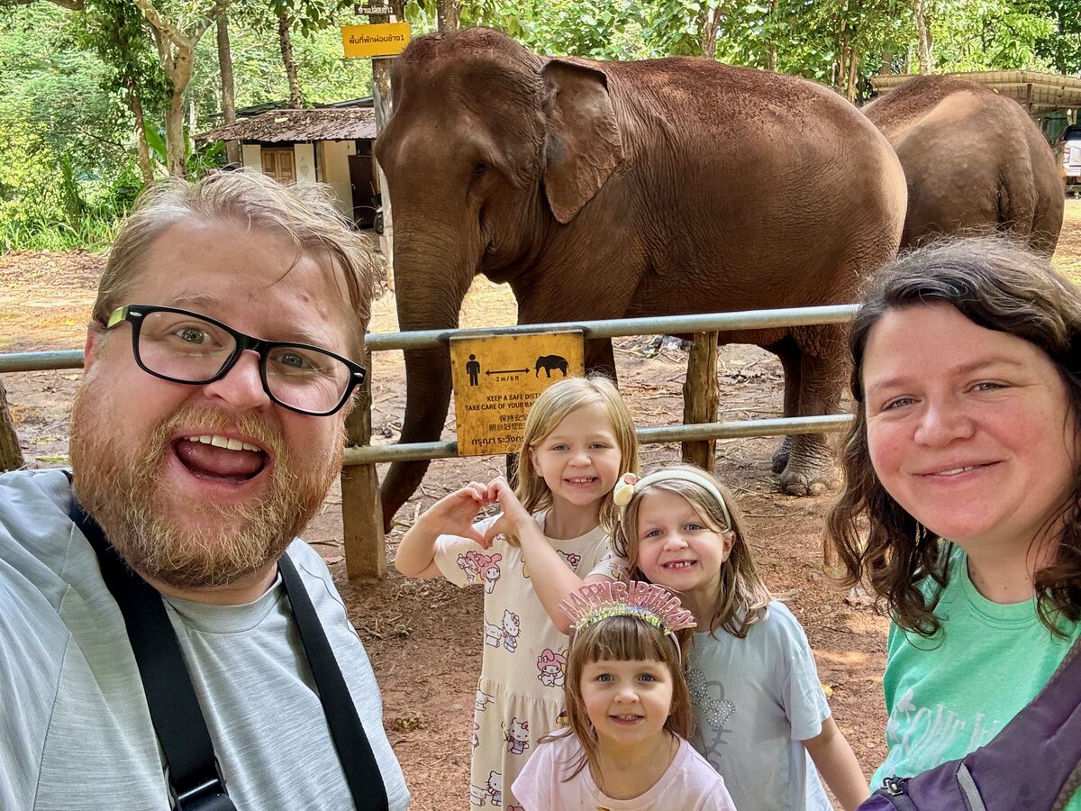 Adam and Linds family in 2025