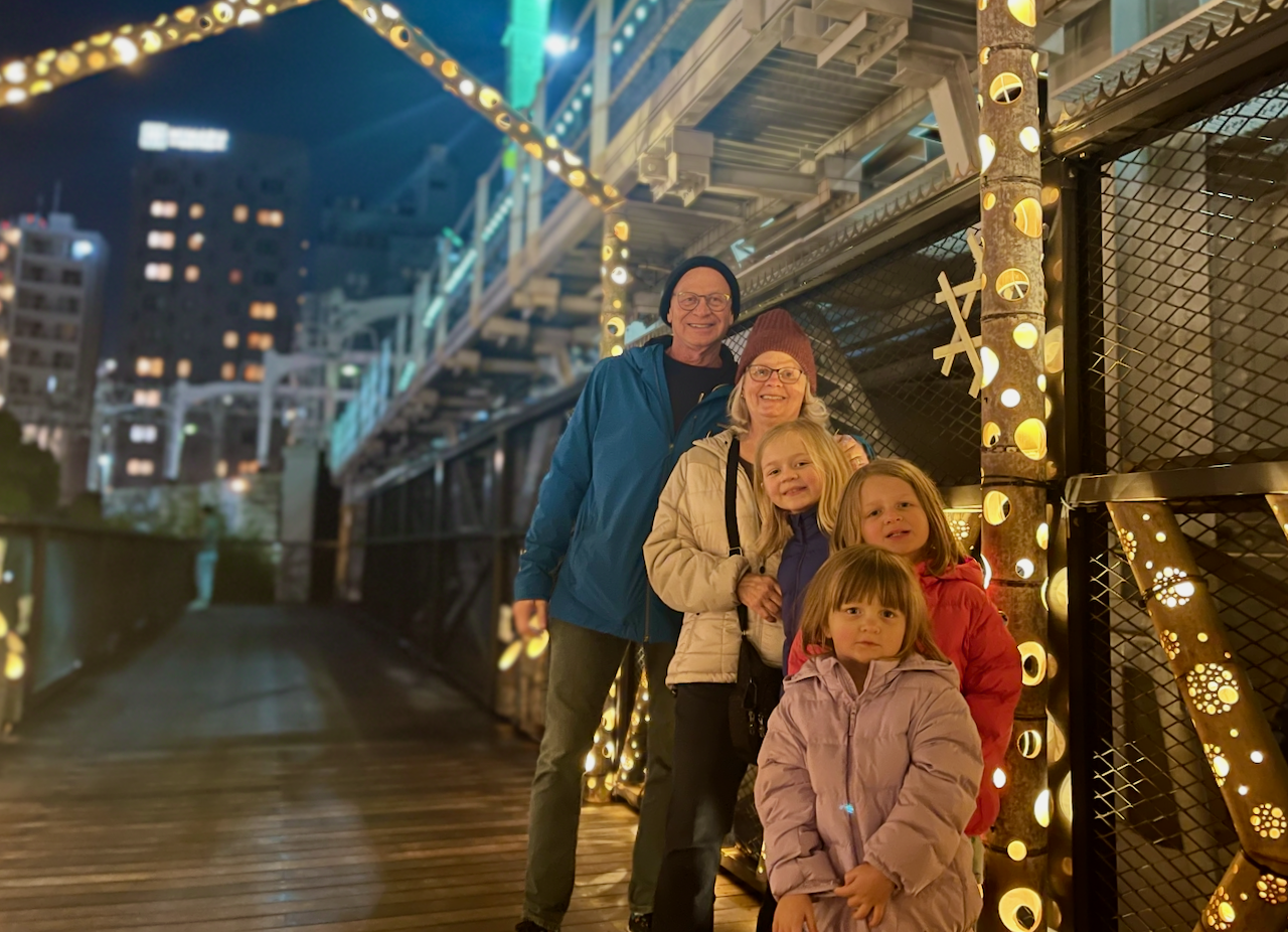 Adam and Linds family travel