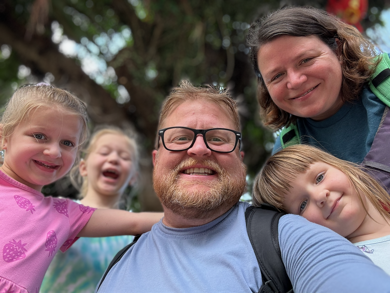 Adam and Linds family travel