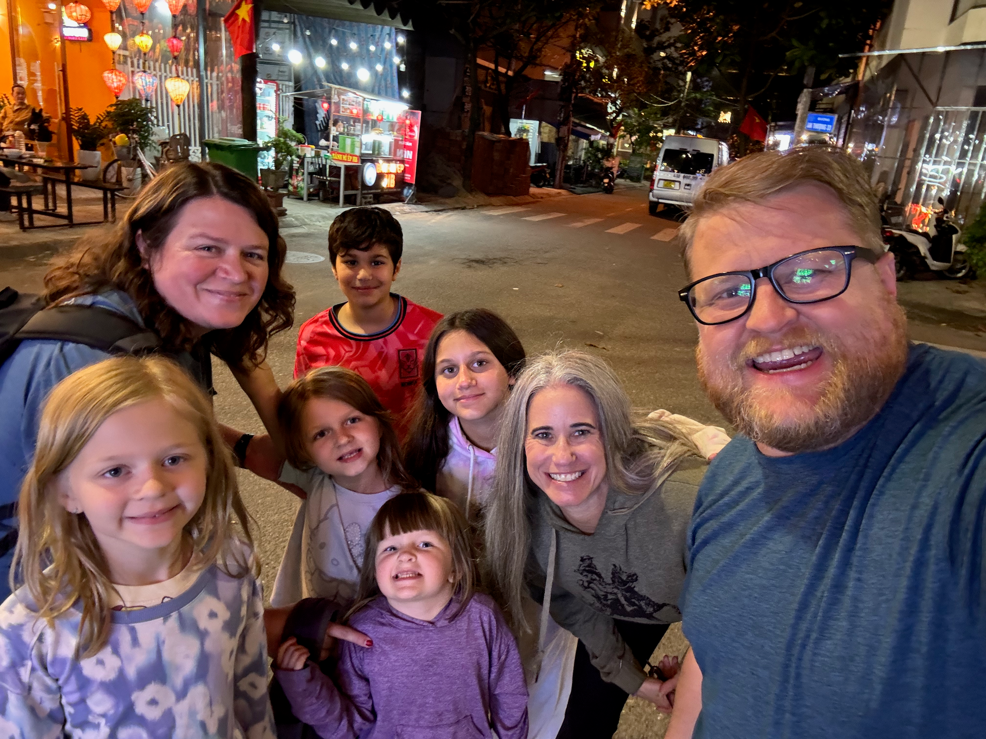 The Clarkson family out in Da Nang Vietnam