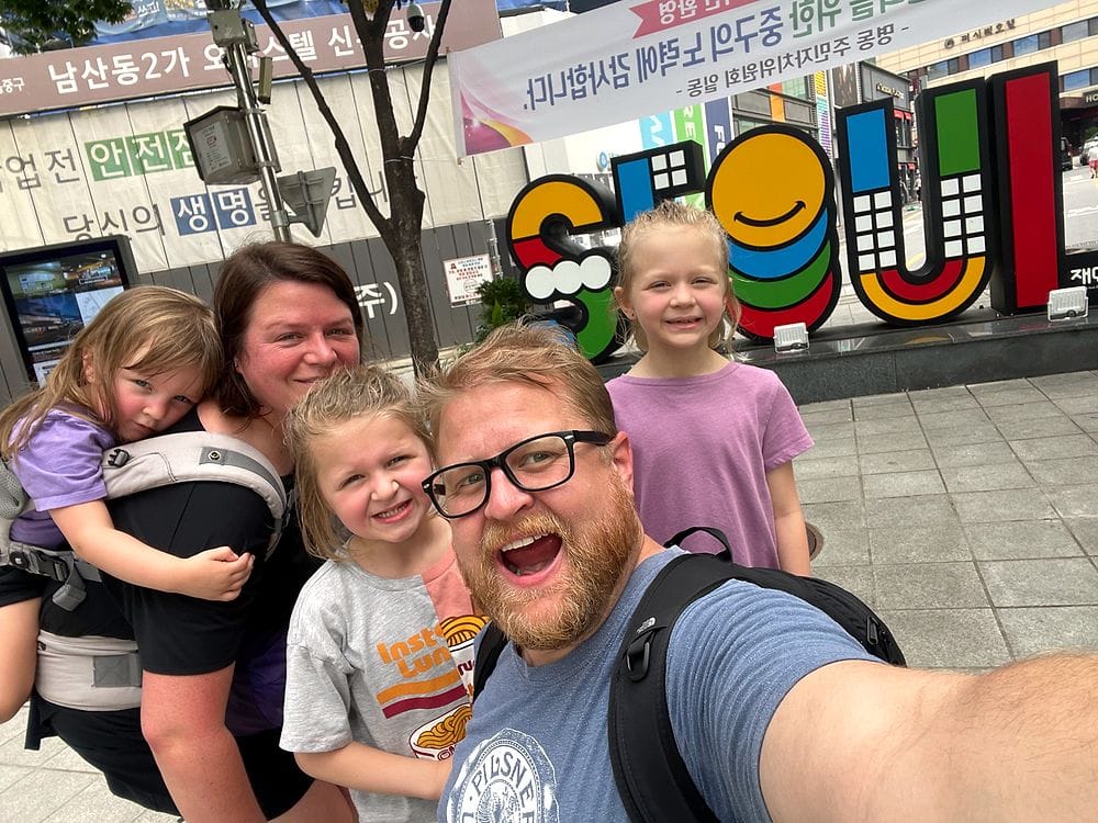 Adam and Linds family travel