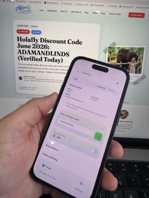Holafly Discount Code June 2026: ADAMANDLINDS (Verified Today)